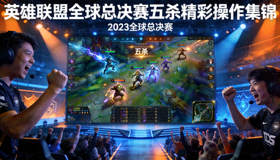 英雄联盟全球总决赛五杀精彩操作集锦